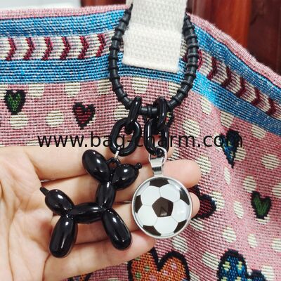 GUGEER World Cup Soccer Keychain, Soccer Ball Keychain, Football Keychains, Soccer Ball Keychains for Backpack,dog keychain for women,Soccer Ball Hanging for Cars