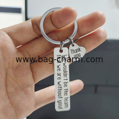 GUGEER Regalos de aprecio del equipo para empleados compañeros de trabajo personal a granel, llaveros inspiradores, trabajo en equipo Gracias regalo conjunto pieza de rompecabezas