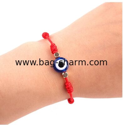 GUGEER Red Evil Eye Protection Bracelets | Lucky Charms with Adjustable Red Thread | Gift Pack for Women, Men or Children