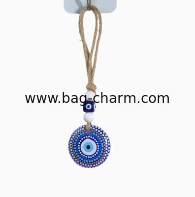 GUGEER Bolso Amuleto Bolso Amuleto Ojo Turco Azul, Mal de Ojo Bendición Regalo 5 cm Amuleto Pendente Protección de Buena Suerte Amuleto para colgar Amuleto de la suerte para la oficina y la decoración del automóvil