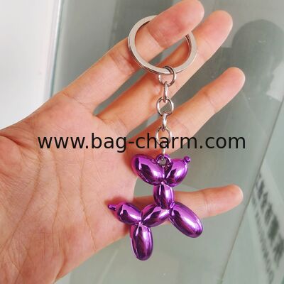 GUGEER Dog Keychain Lovely Puppy Key Ring,Cute Pet Animal Keychain Decor Metal Keyring Portable Gift for Dog Lovers