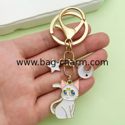 Llavero de gato lindo GUGEER, regalos divertidos para mujeres y hombres, llaveros lindos para mujeres, dijes para bolsos para mujeres, regalo de San Valentín